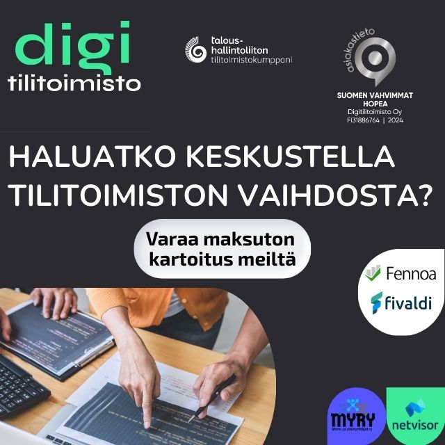 Miksi yritykset vaihtavat tilitoimistoa? – 15 syytä vaihtaa heti (2025) 2 Tilitoimiston vaihto voi olla yrityksellesi helpotus – lue blogista 15 syytä miksi vaihtaminen kannattaa ja varaa maksuton kartoitus