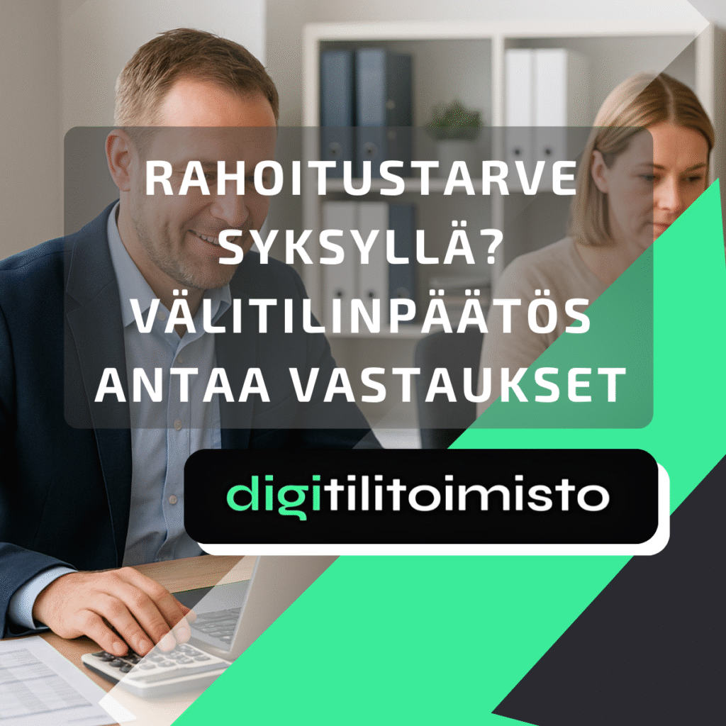 rahoitustarve syksyllä