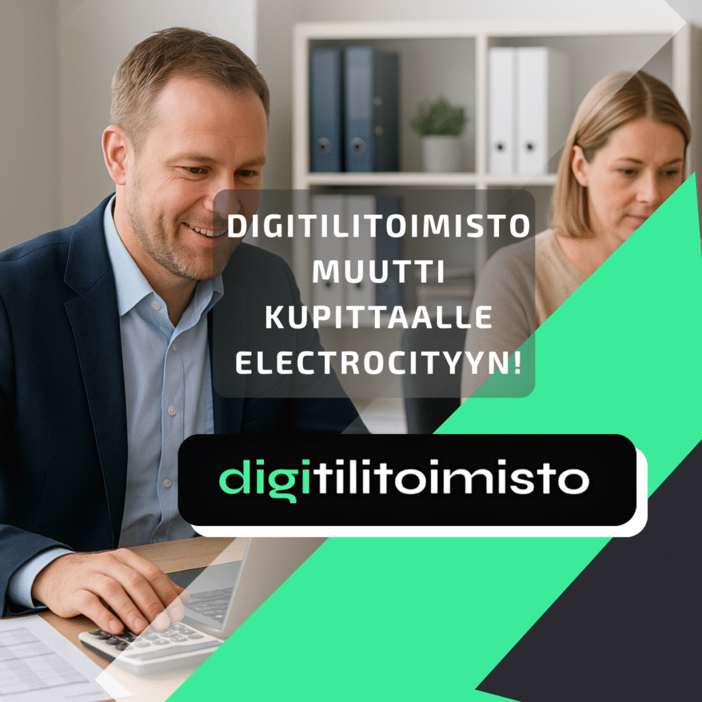 Digitilitoimisto Oy on muuttanut Kupittaalle ElectroCityyn!